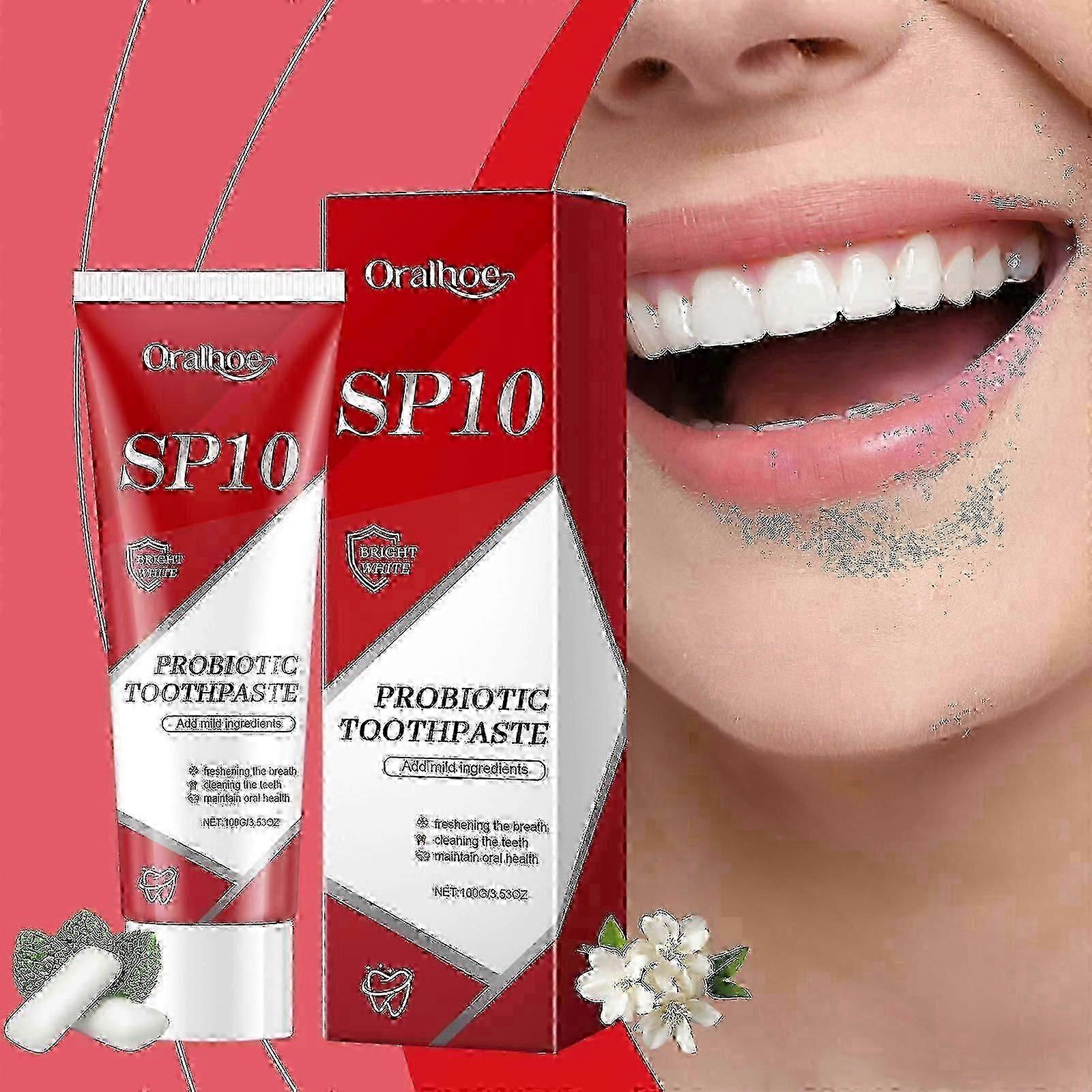 SP-10 Deep Cleaning Probiotic Toothpaste - Advanced Formula for Thorough British Oral Care