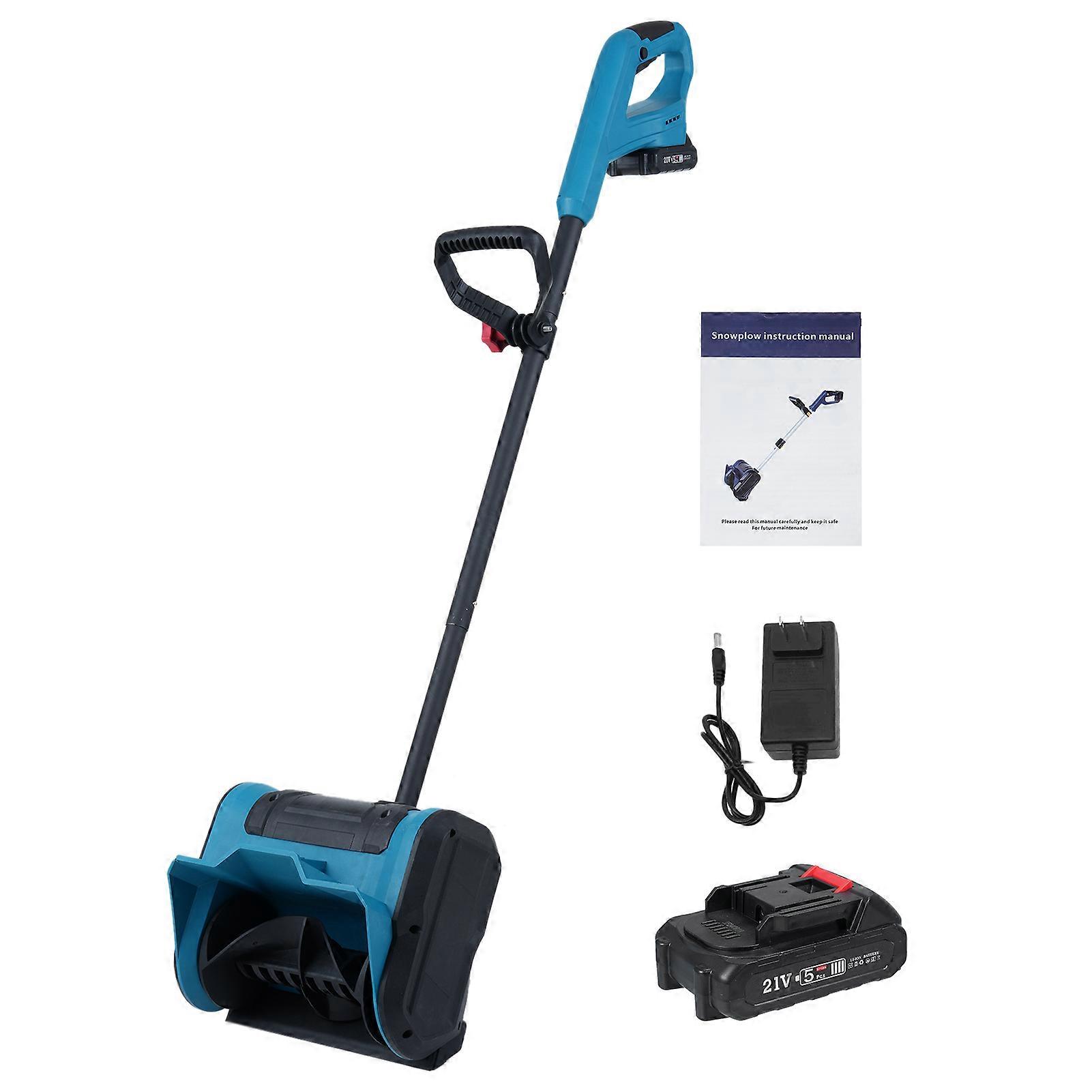 21V Battery Powered Snow Shovel with 2.0Ah Li-ion Battery 131.5cm