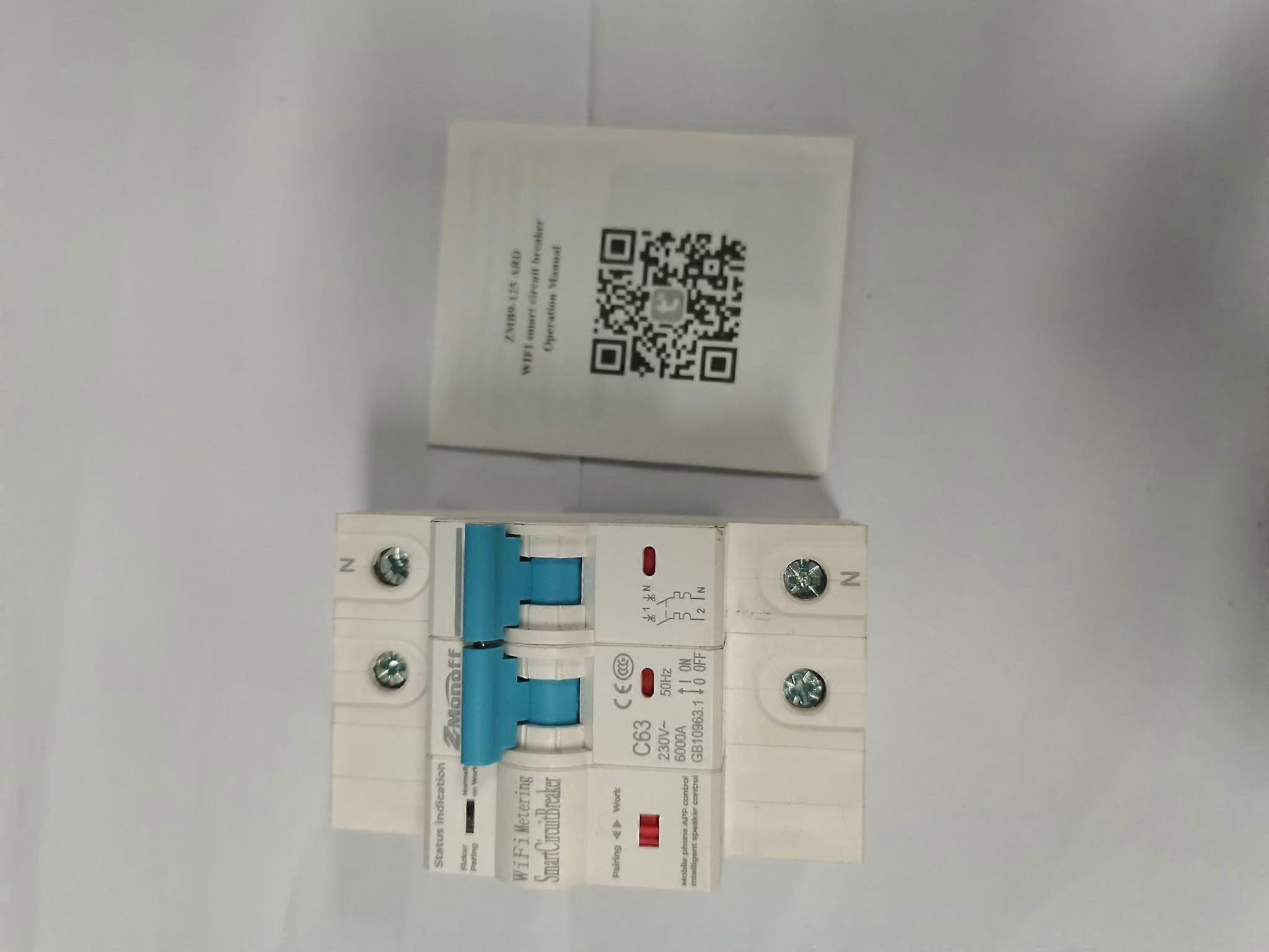 2P Smart Circuit Breaker TY APP Wifi Circuit Breaker Electricity Statistics Switch Overload and Short Circuit Protection Mobile Phone Remote Control f