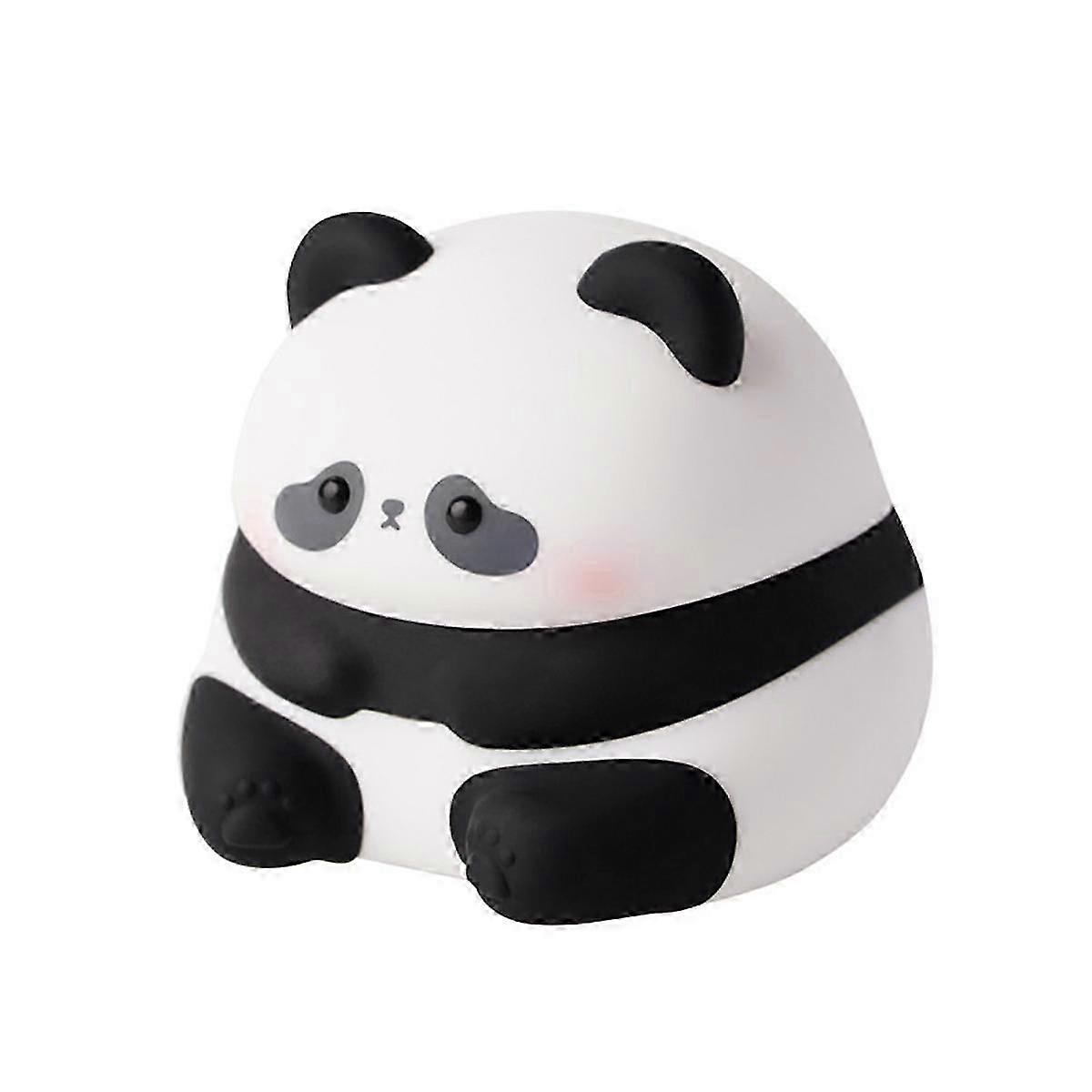 Veilleuse LED en forme de panda - Squishy Animal Design, lampe de décoration intérieure à 3 niveaux à intensité variable
