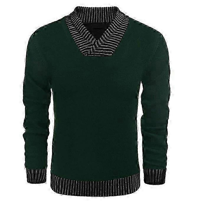 Hommes Casual Knit Pullover Sweatshirt Pull Thermique