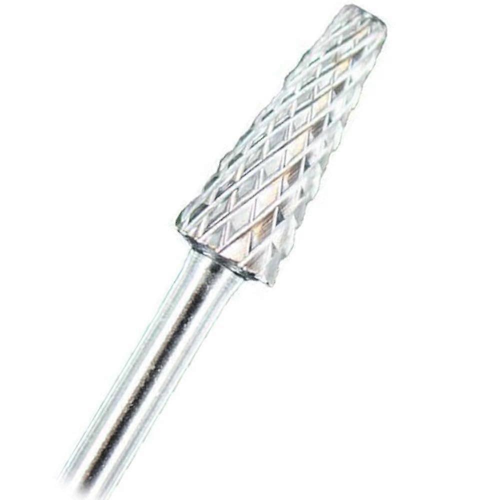Silver Carbide Cone Bit Clean Under Nail File and Shape Cuticle | 5CC3F-DMD