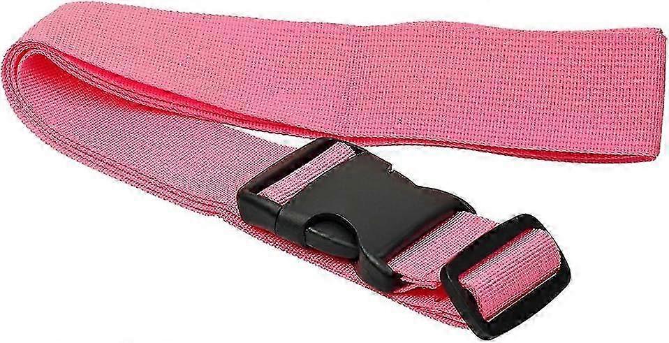 Rosa resväska bagageremmar, 4-pack