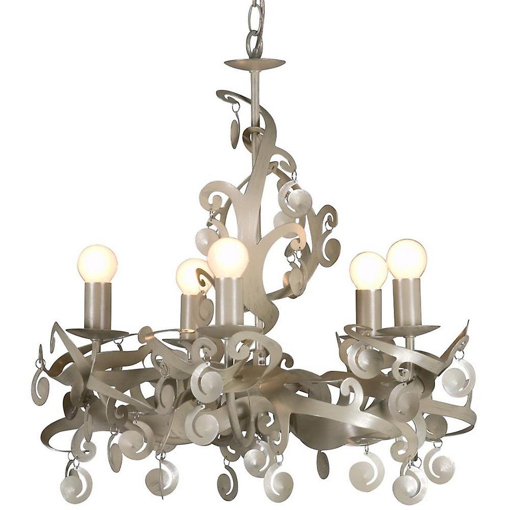 Mila Multi Arm Chandeliers Ivory