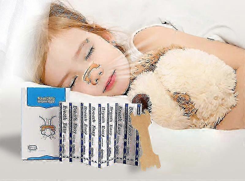 100 Pcs Extra Strength Nose Strips for Breathing, Anti Snoring Device for Snoring Solution, Relieve Nasal Congestion for Men & Women, Improved Airflow