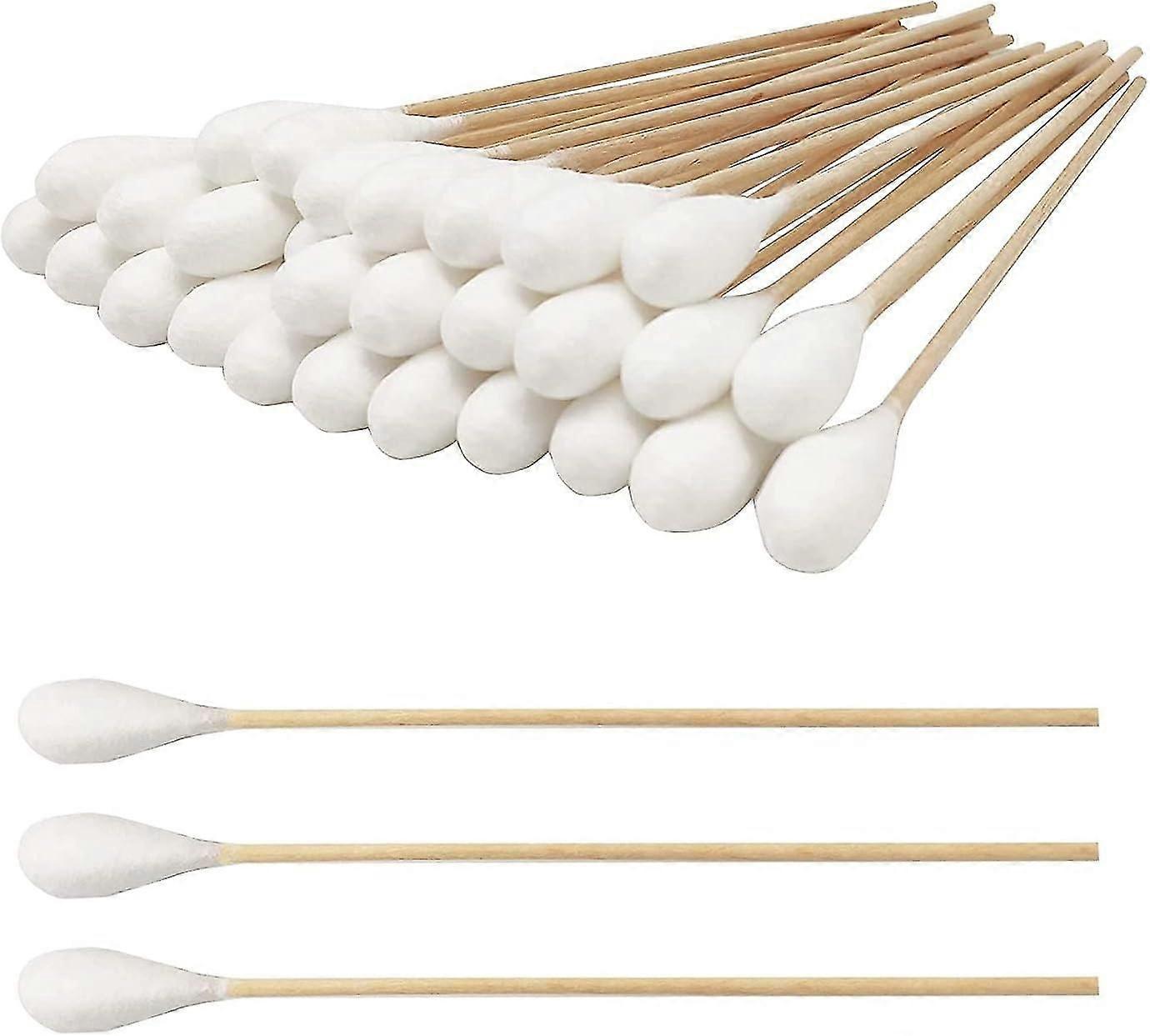 400pcs Large Cotton Swabs for Pets, Gun Cleaning, Makeup