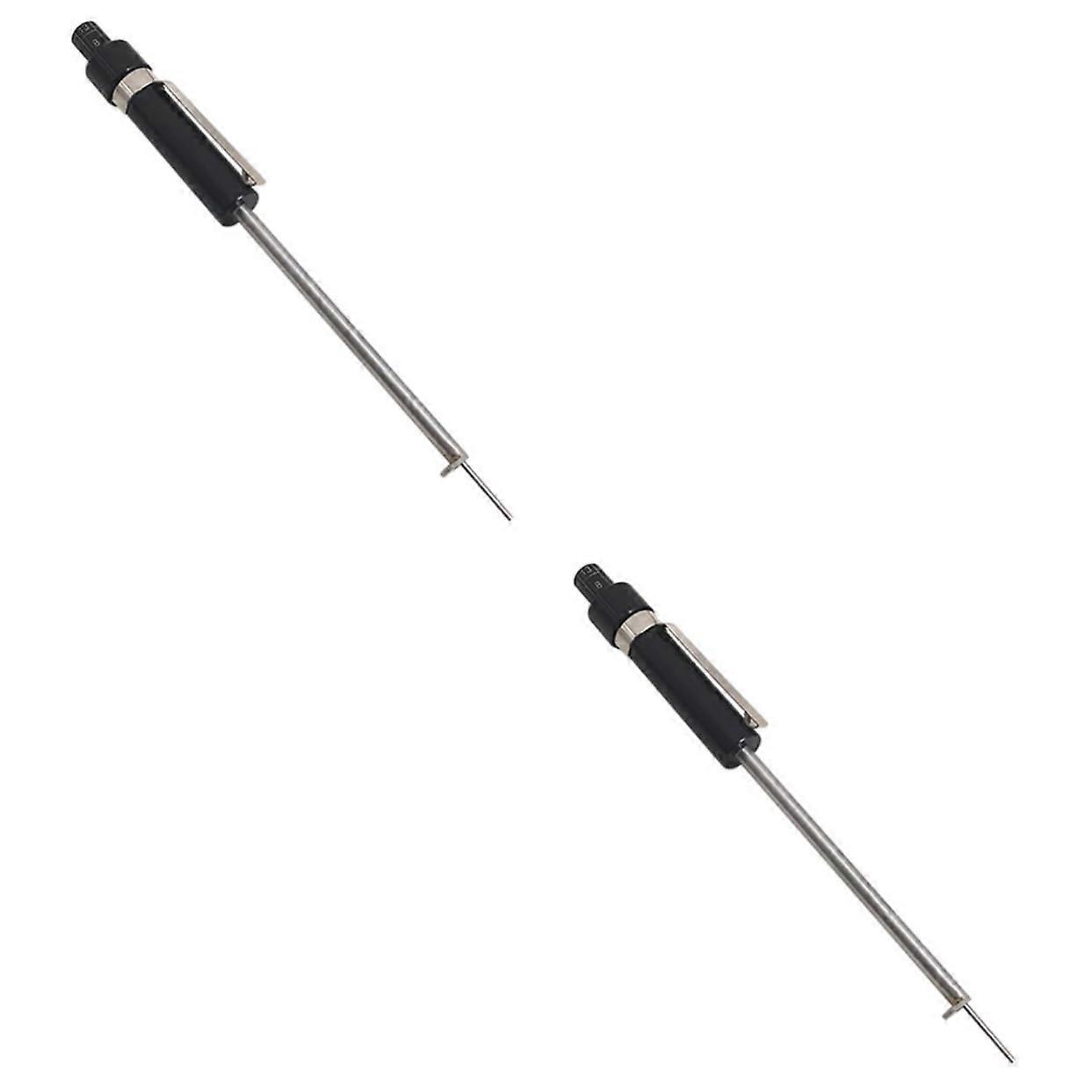 Car Brake Pad Thickness Gauge 2Pack Tire Tread Depth Ruler Brake Pad Detection Pen Precision Tool Easy Read