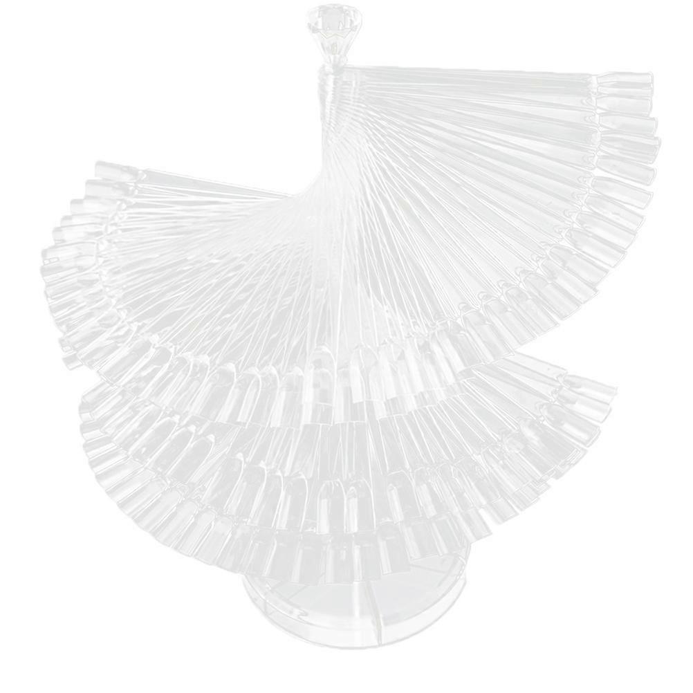 1 Set Manicure Colour Shelf Rotative Showing Shelf for Store Shop Transparent 120pcs Colour