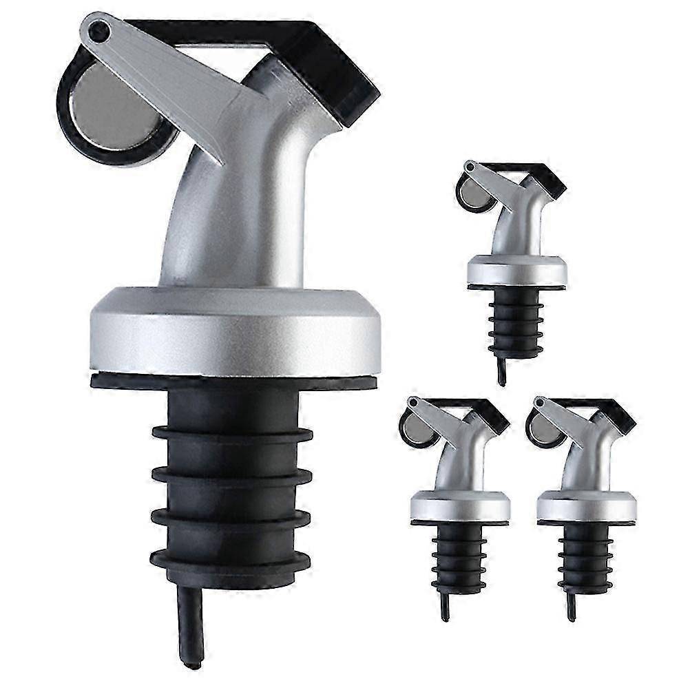 Olive Oil Dispenser Spout Bottle Pourer Multi Color 7.8X3.8X3.8CM Airtight Seal 4Pcs