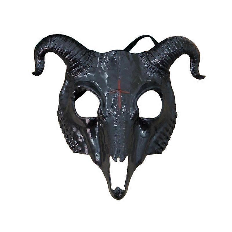 Goat horror mask, made of durable plastic, suitable for various party scenes