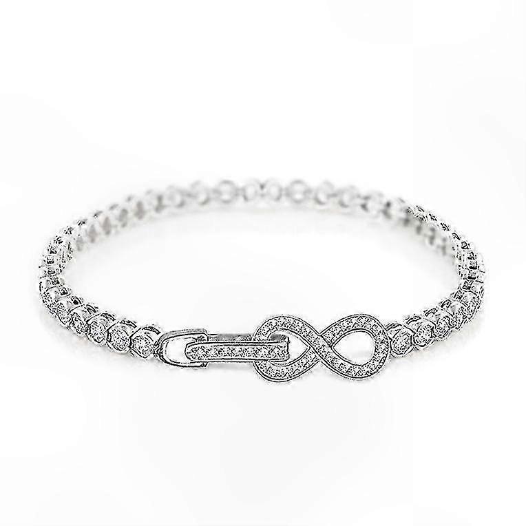 CZ Stones Sterling Silver Tennis Bracelet for Women
