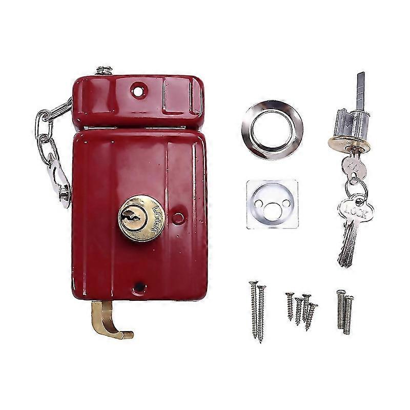 For Cast Iron Antitheft Lock Exterior Door Multiple Insurance Security Household Indoor Dormitory