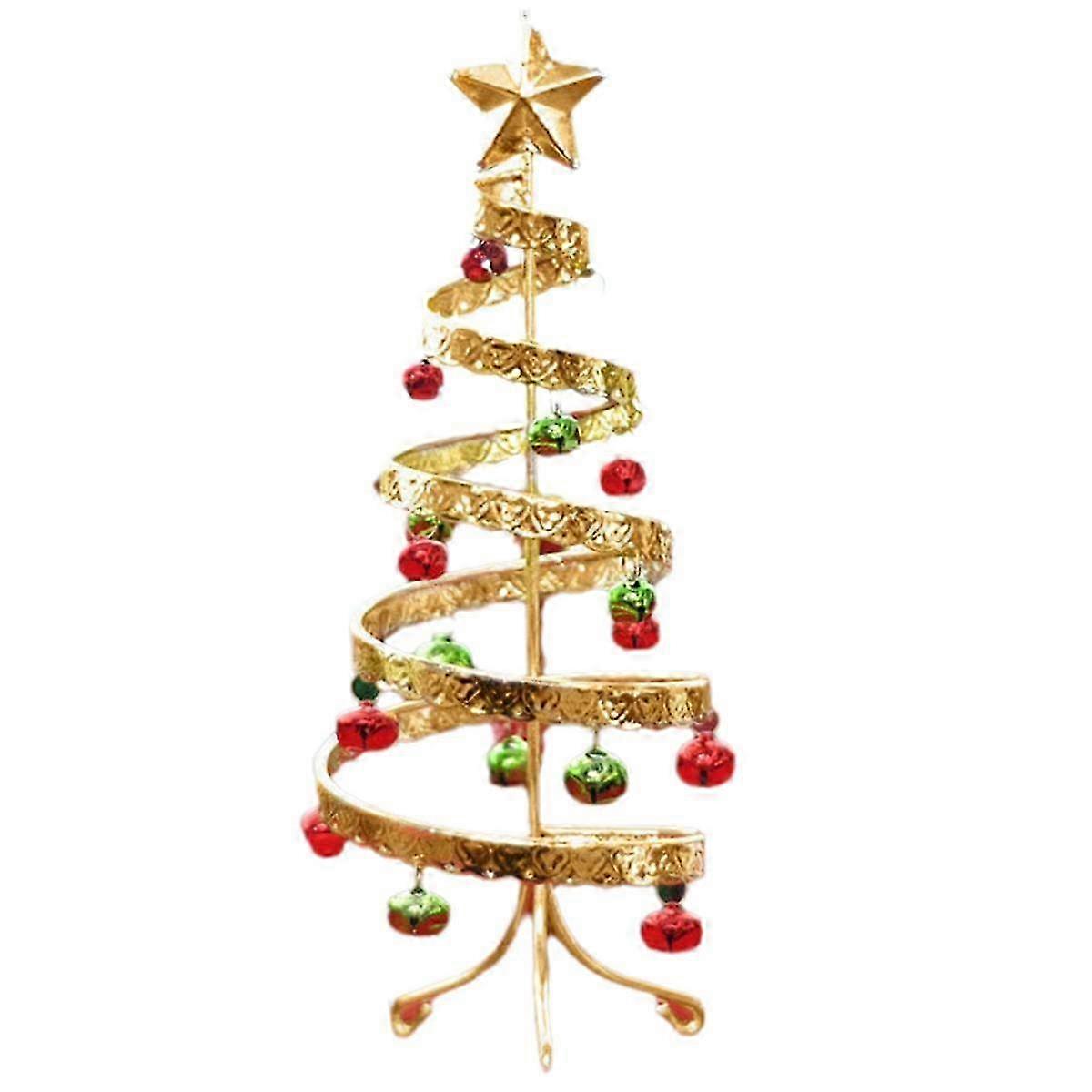 Iron Craft Mini Christmas Tree Simulation Desktop Decorations for Festive Display
