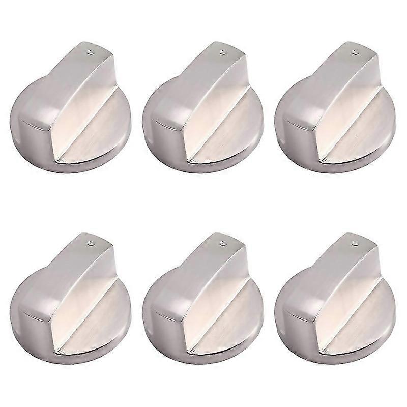 For 6pcs Cooker Knobs6mm Gas Stove Knobs Stove Metal Knobs Accessories For Kitchen Gas