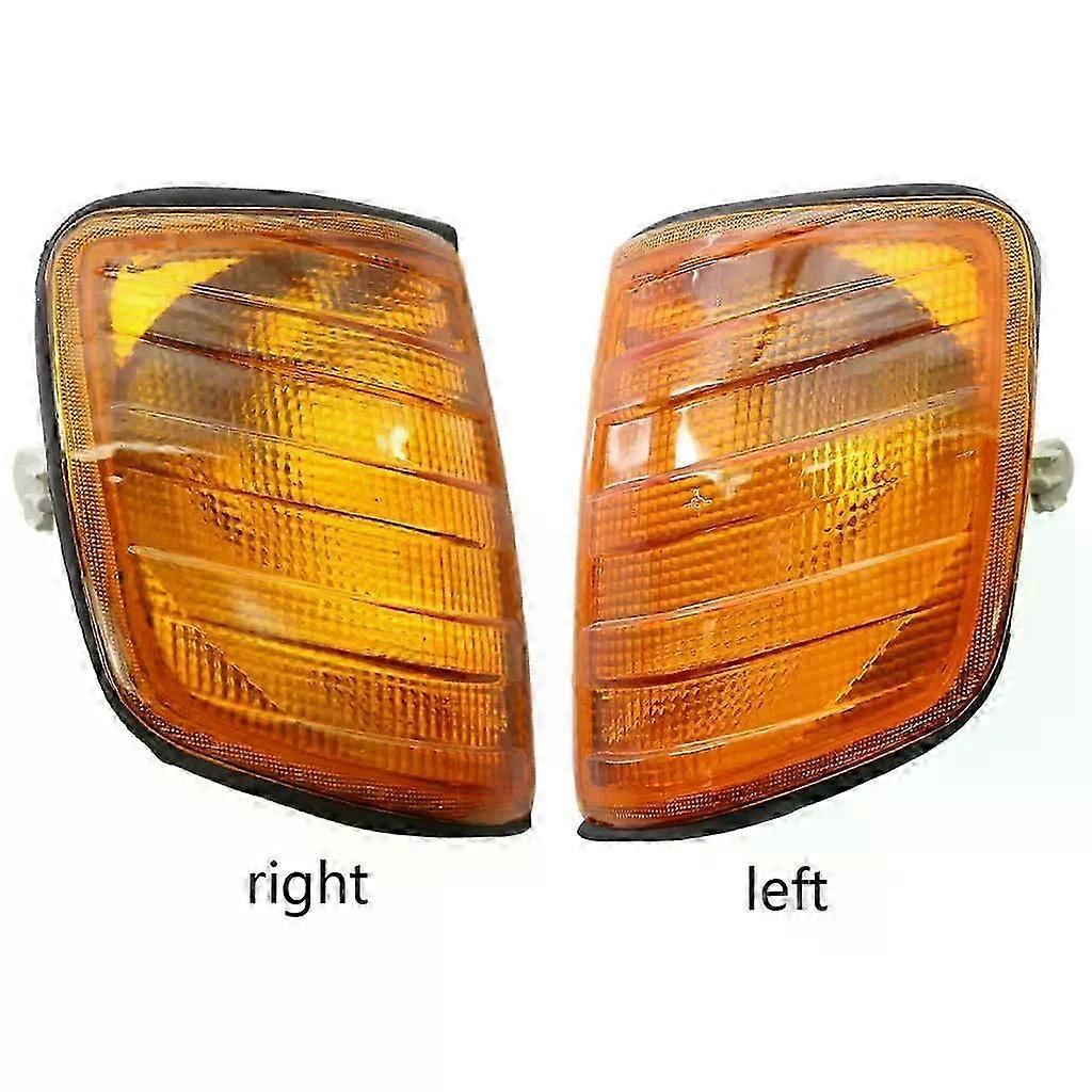 Plastic Amber Corner Light Replacement Parking Lamp Fit For Mercedes W124 E300 E320 E420 Fit For Sedan 1985-1995 1248260043/124826014