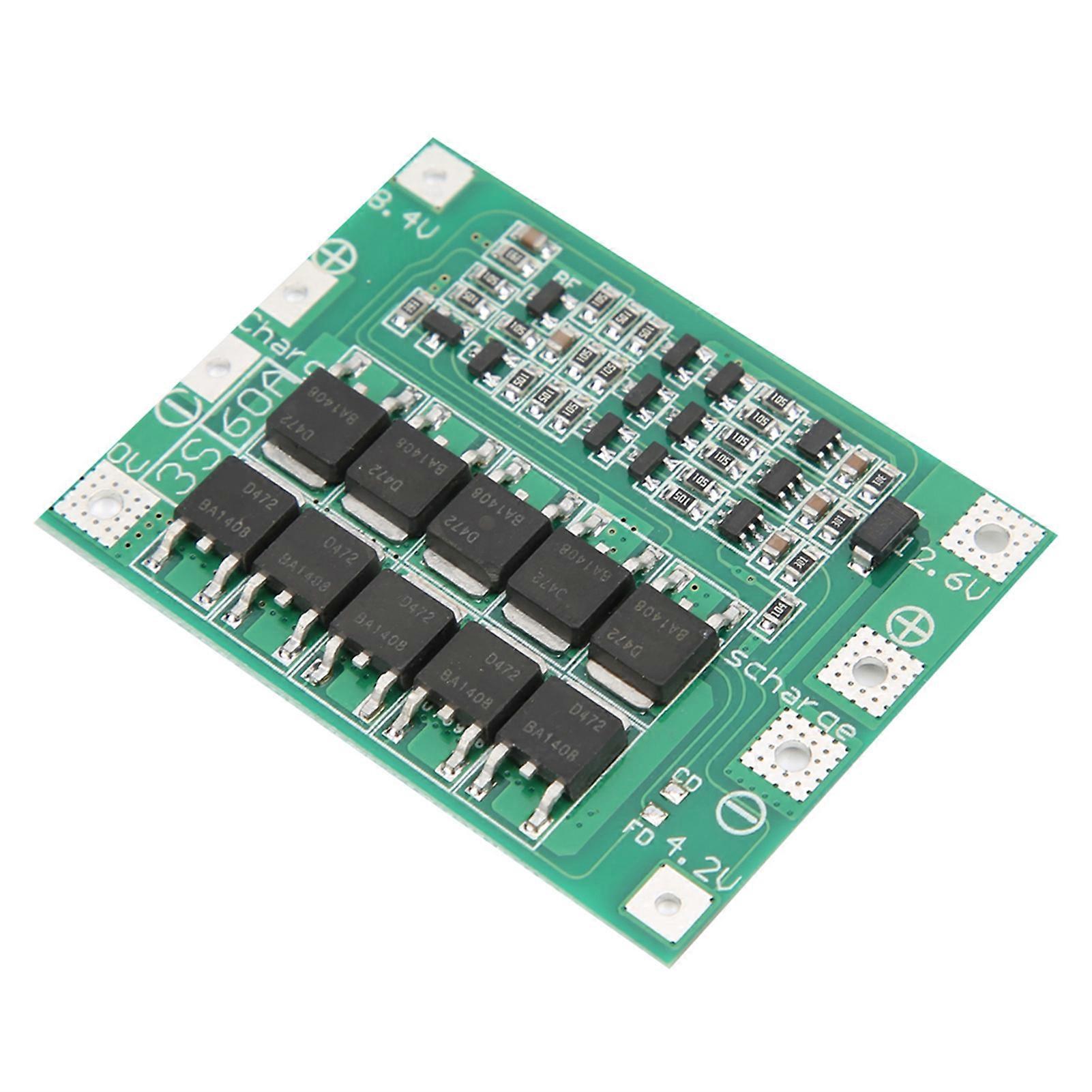 Enhanced Version Lithium Battery Protection Board 3S 60A DC12.6V