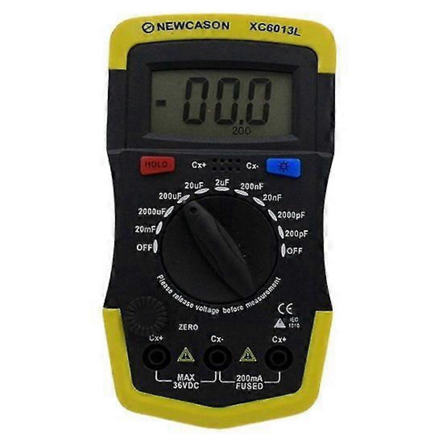LCD Digital Capacitance Meter Capacitor Tester MF UF Gauge Circuit -HK908