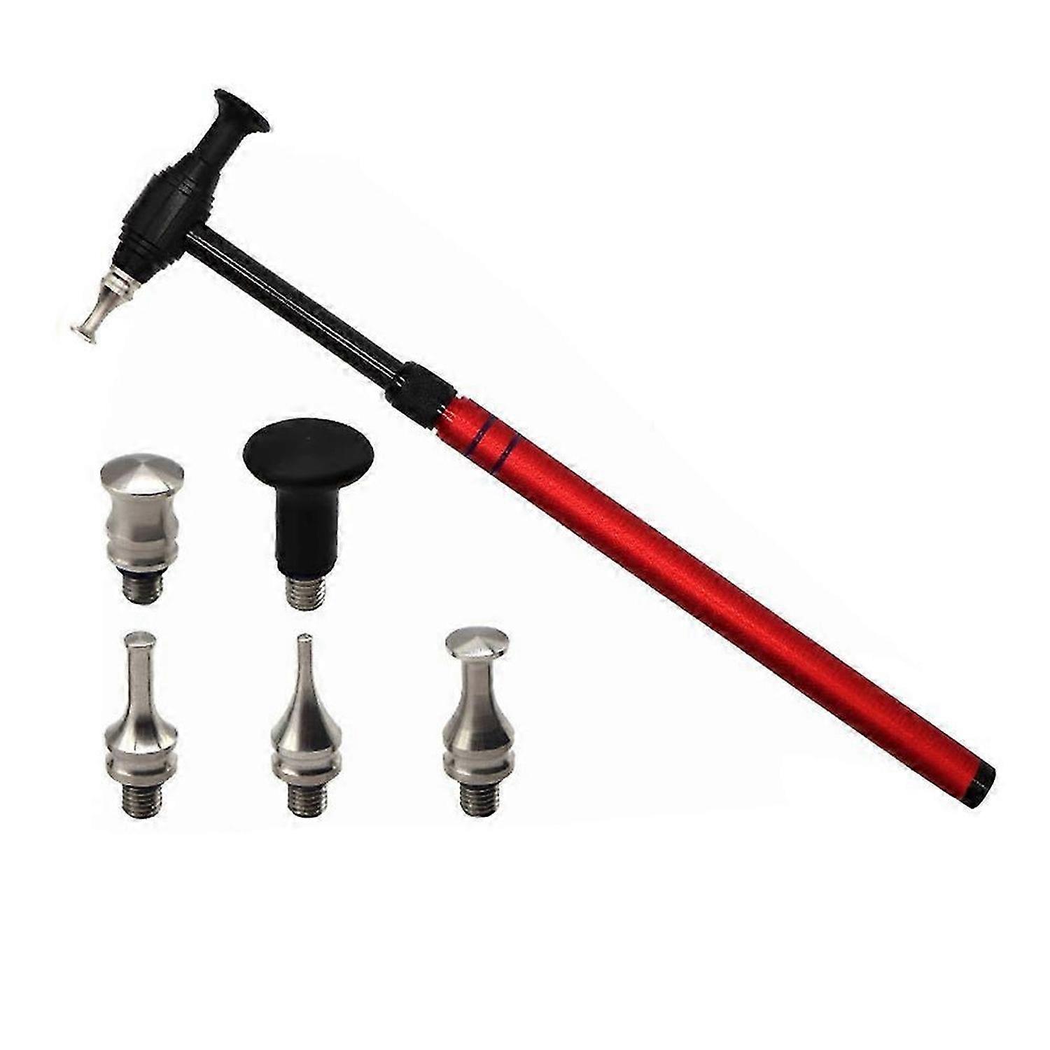 Car No Scratchs PDRs Repair Tool, Leveling Hammer,Scalable Red&Black