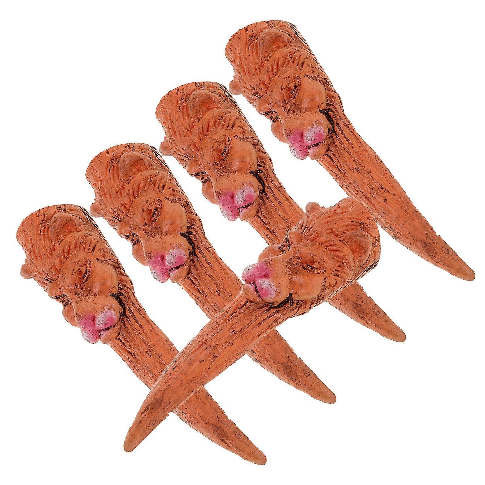 Halloween Scary Finger Nails for Halloween Props 20Pcs Assorted Rubber Set