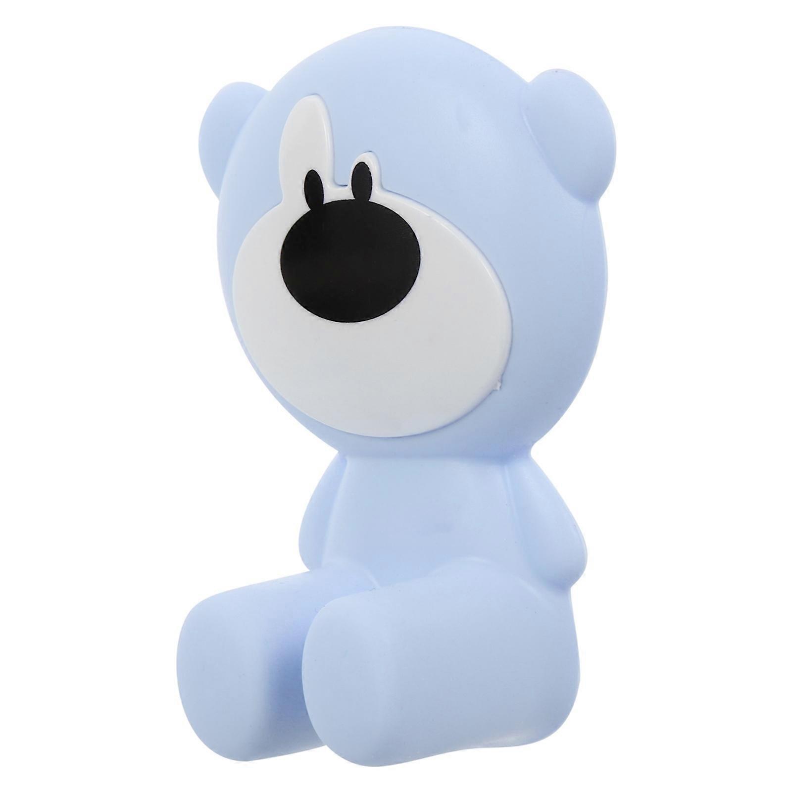 Child Safety Door Stoppers Cute Cartoon Bear Shape With Anti Slip Feature For Home Safety 1Set