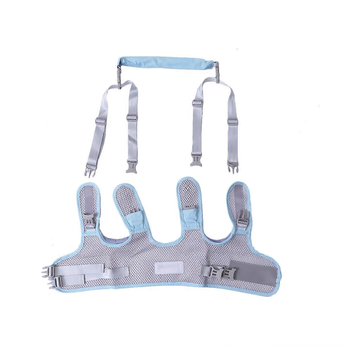 Toddler Harness Leash Detachable Baby Walking Assistant Adjustable Straps Sky-Blue Walking Assistance 1Set