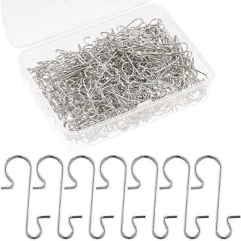 Luxora 150pcs S type Christmas hook metal hook S hook 30mm