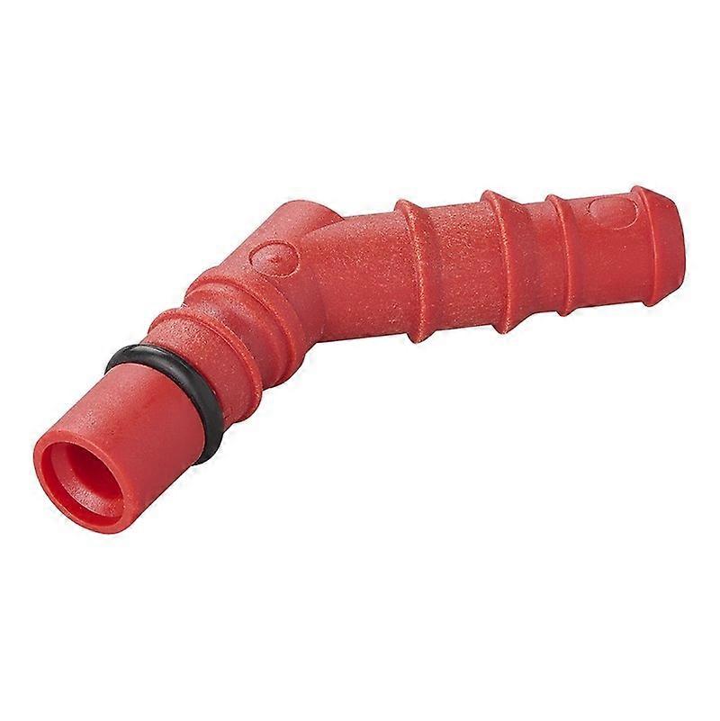 Hose Entry with O-ring for 10/12 mm hoses, red