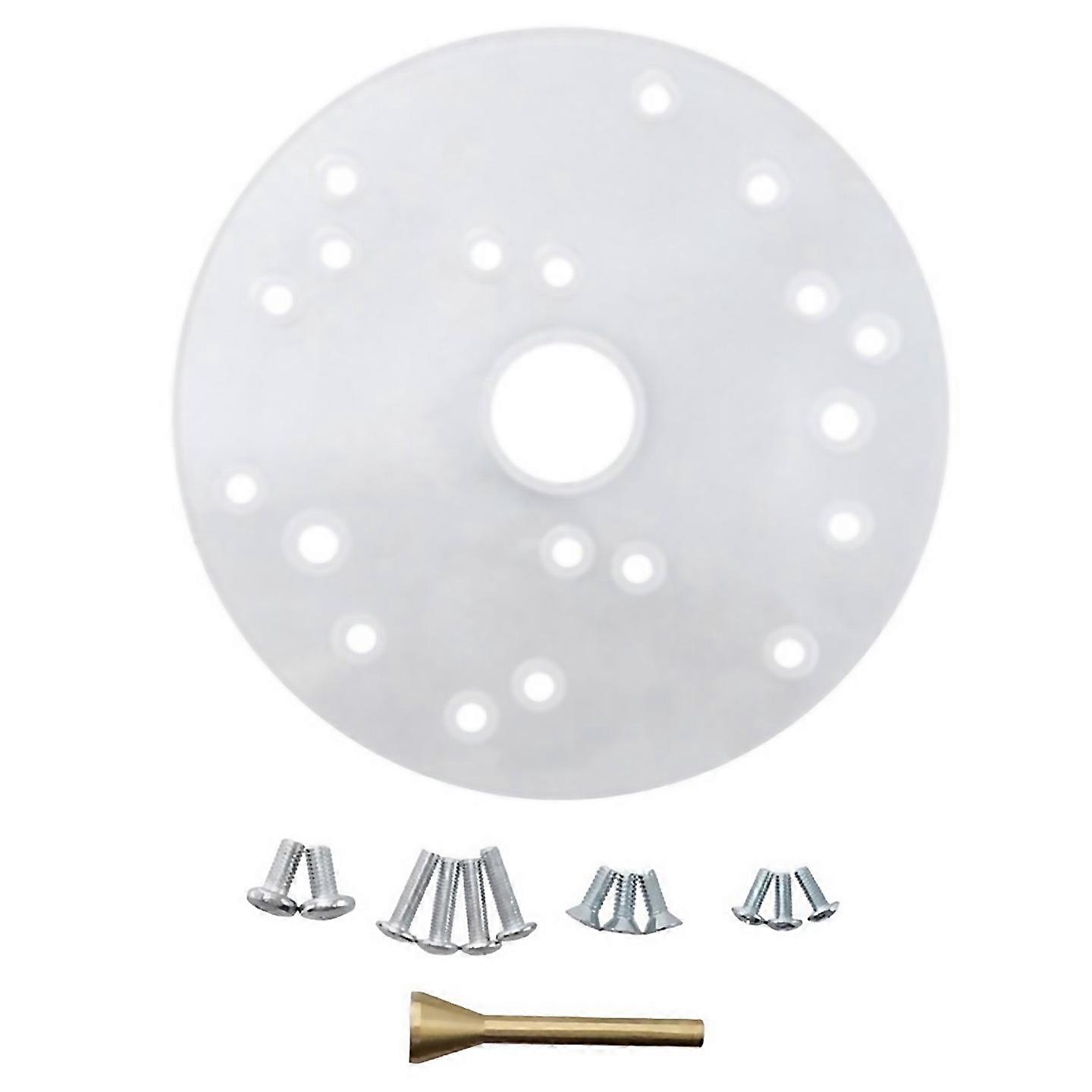 For Router Base Plate Kit For Trim Routers Compact Router Plate Universal