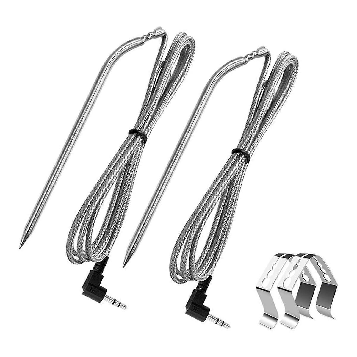 2 Pack for Meat Probes,Smoker Grill Temperature Sensor