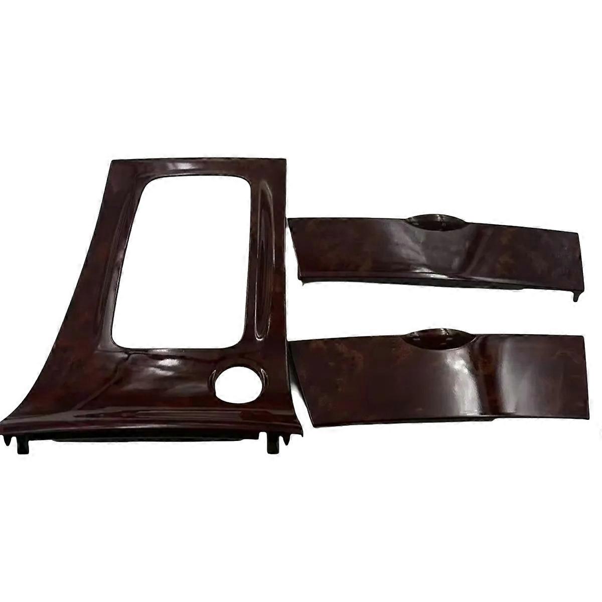 3pcs/Set Dash Storage Box Cover Trim Gear Shift Panel Kit for