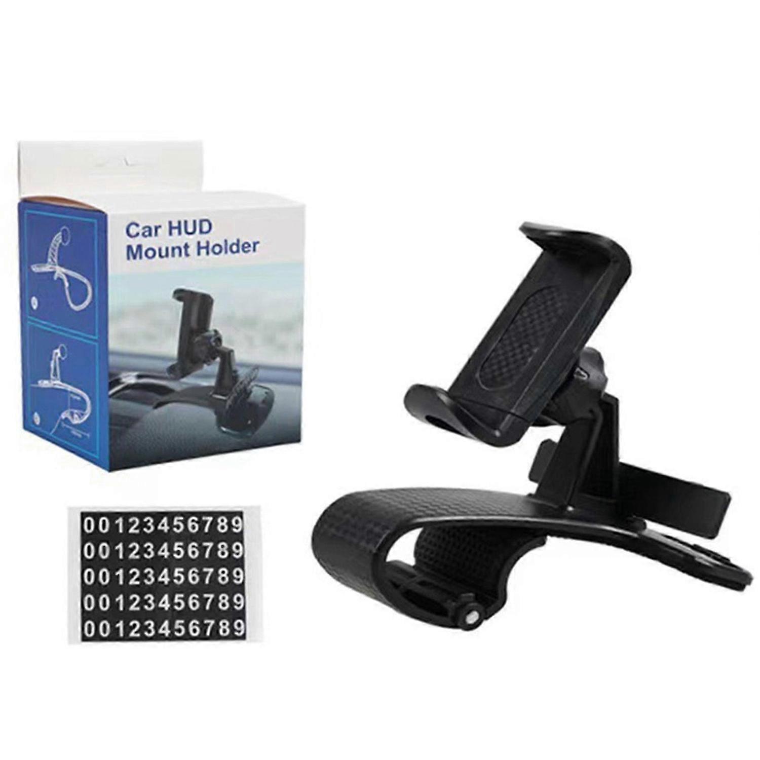 Rotatable Car Clips Smartphone Bracket Clip-on Type Rotatable Universal Smartphone Holder, for Driving