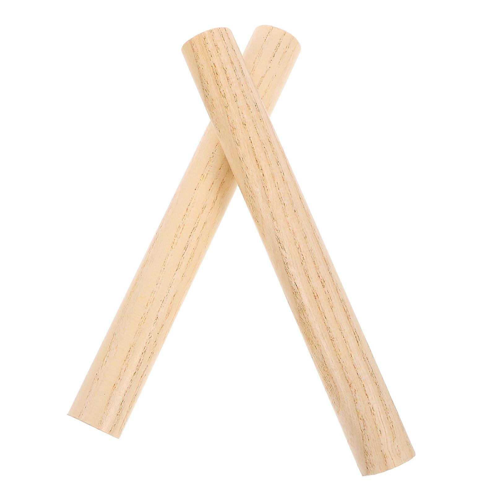 Khaki Drumsticks Wooden Sticks for Playing Rhythm Practice
