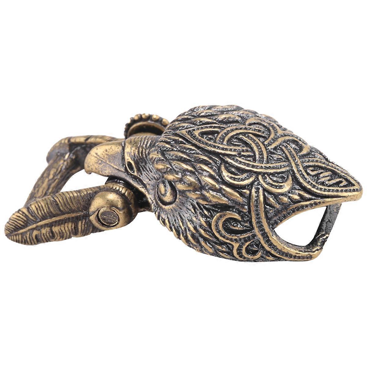 EDC Outdoor Tool Paracord Multifunction Buckle Brass Eagle Head