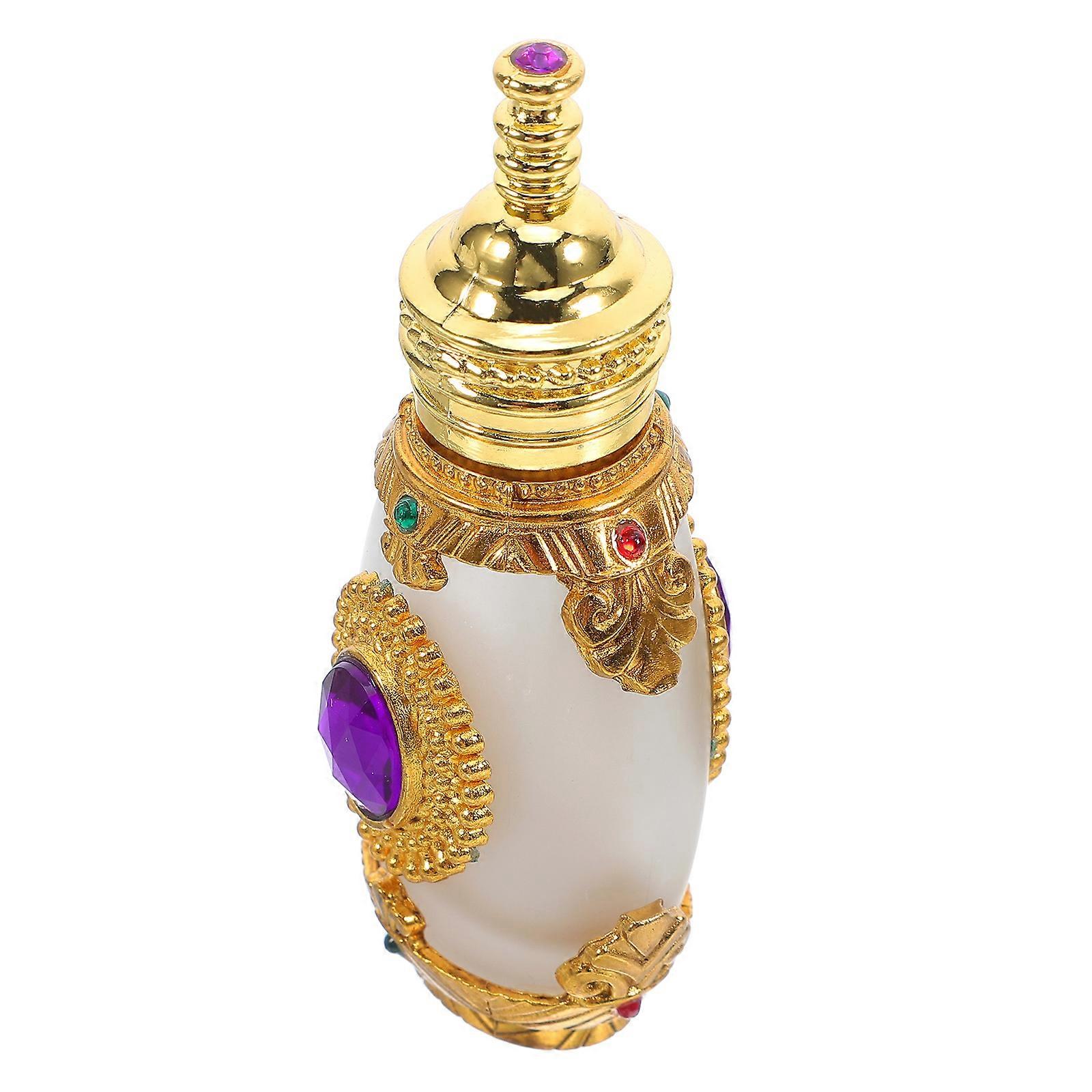 Perfume Bottle Holder Mini Glass Dropper Bottle for Professional Use Air and Light Metal and Glass with Multi Functional Use 1Set