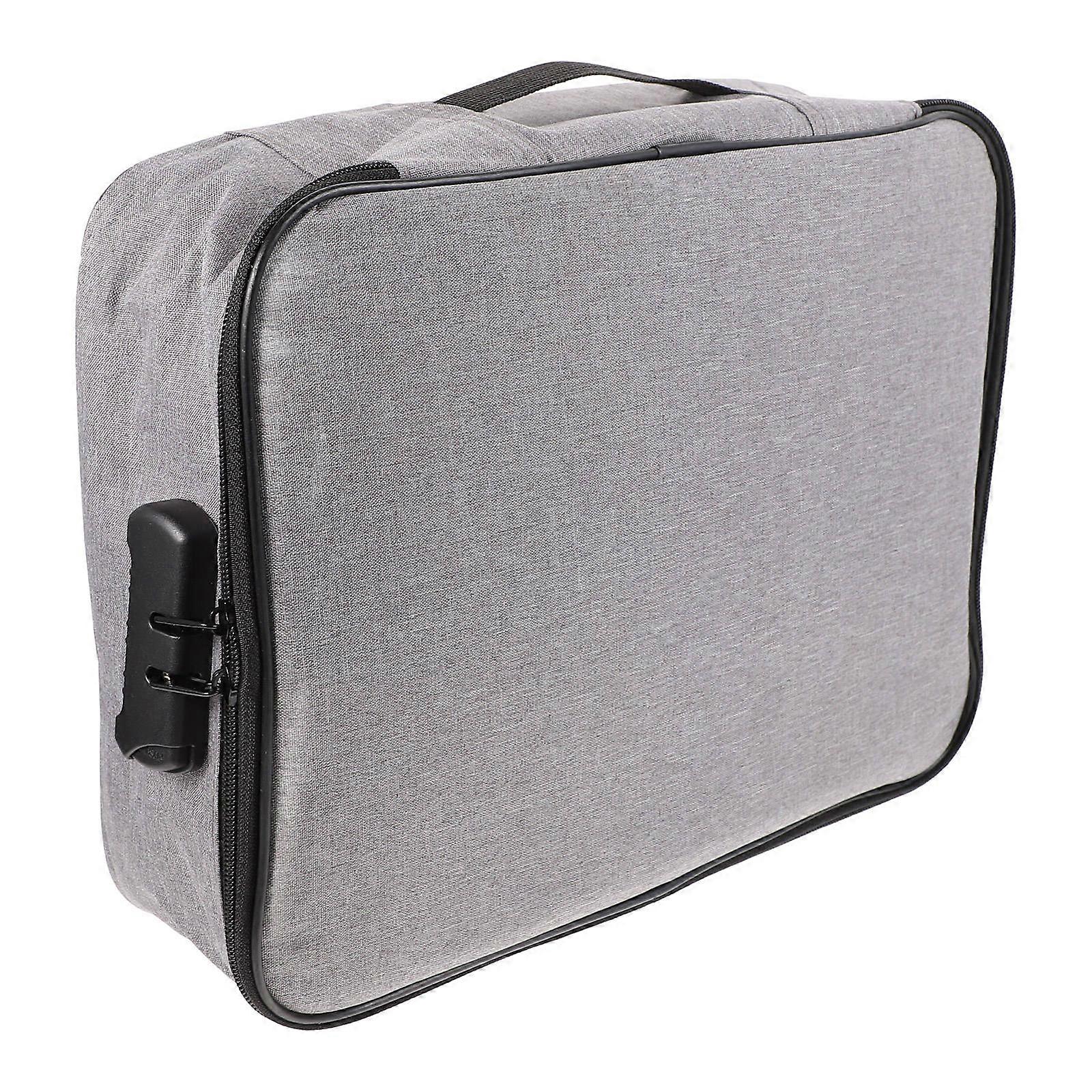 Durable Portable File Bag Practical File Documents Storage Bag 2Pcs