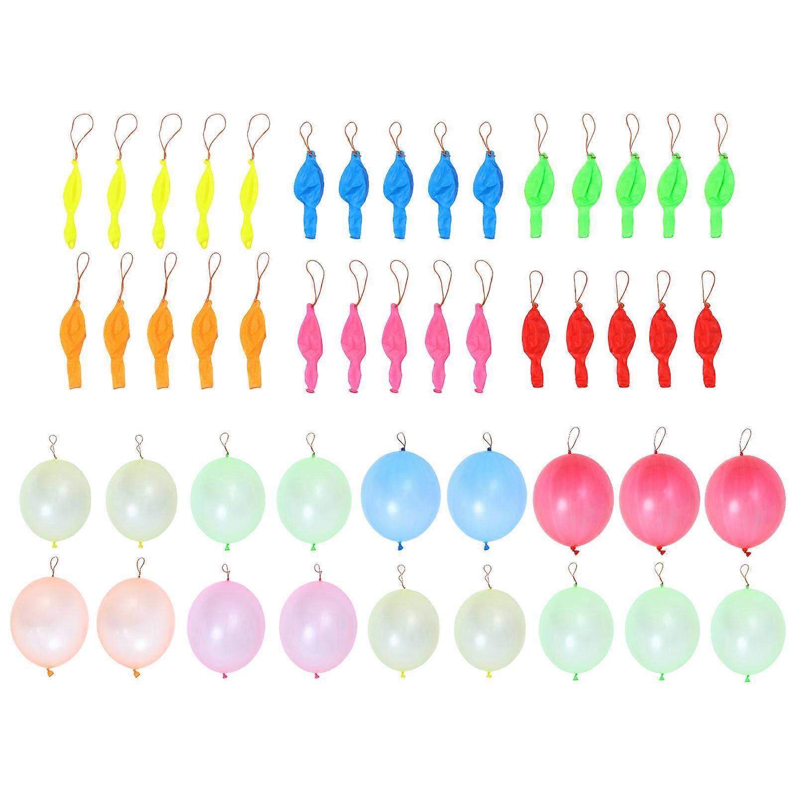 Children Punch Balloons Latex Toy for Party Use 100Pcs Assorted Color