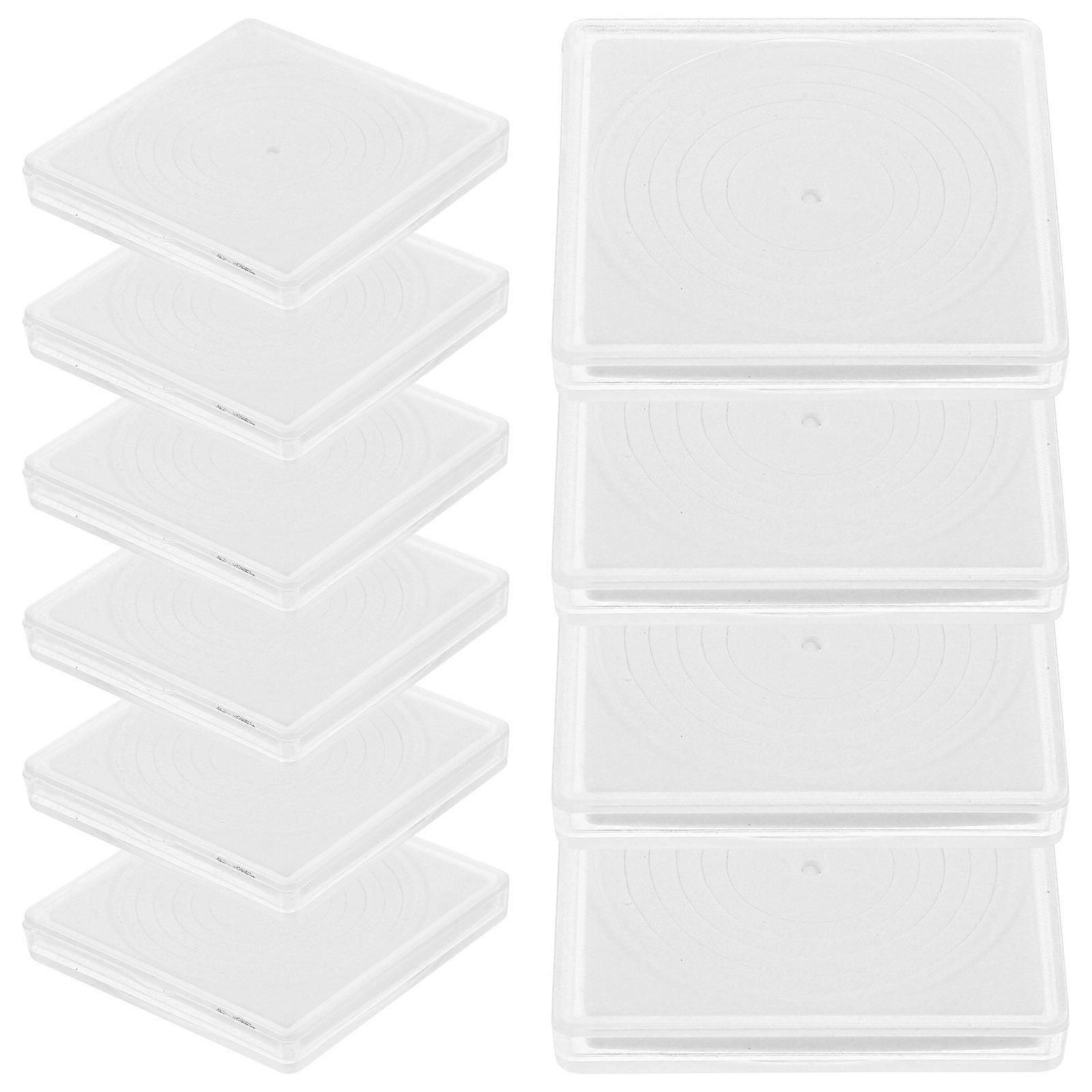 Clear Coin Holder Storage Boxes for Coin Protection 10Pcs Pack