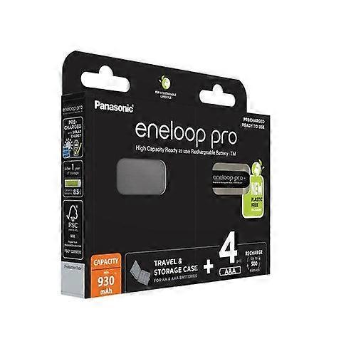 Panasonic Eneloop Pro Aaa újratölthető elemek 930 Mah 4 db + tok (bk-4hcde/4cp+tok)