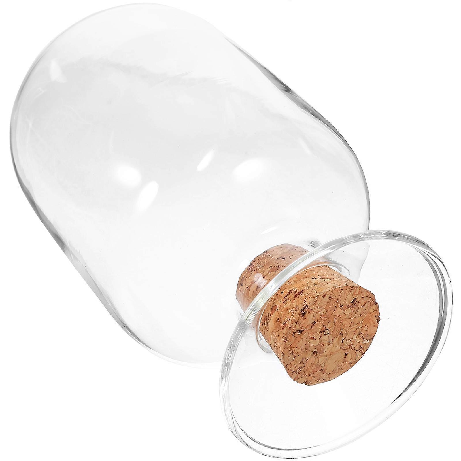 Glass Match Container Match Holder for Storage Use 7Pcs Transparent Jars