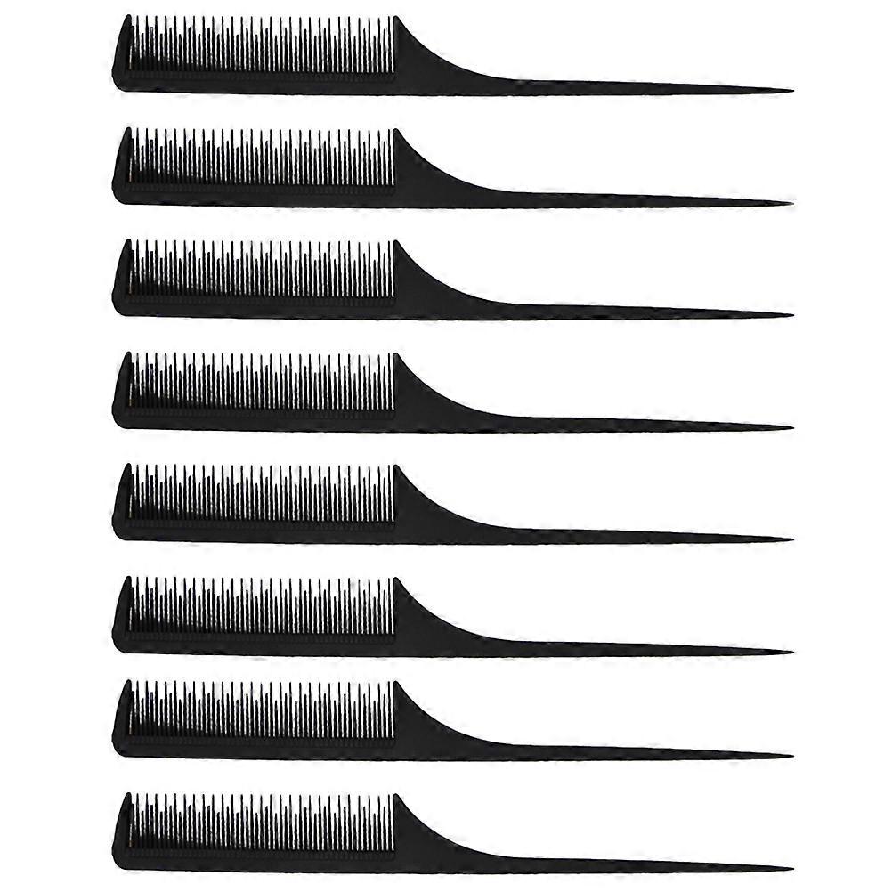 Anti-Static Comb Hairdressing Comb for Hairdressing Use 24Pcs Black Portable Set