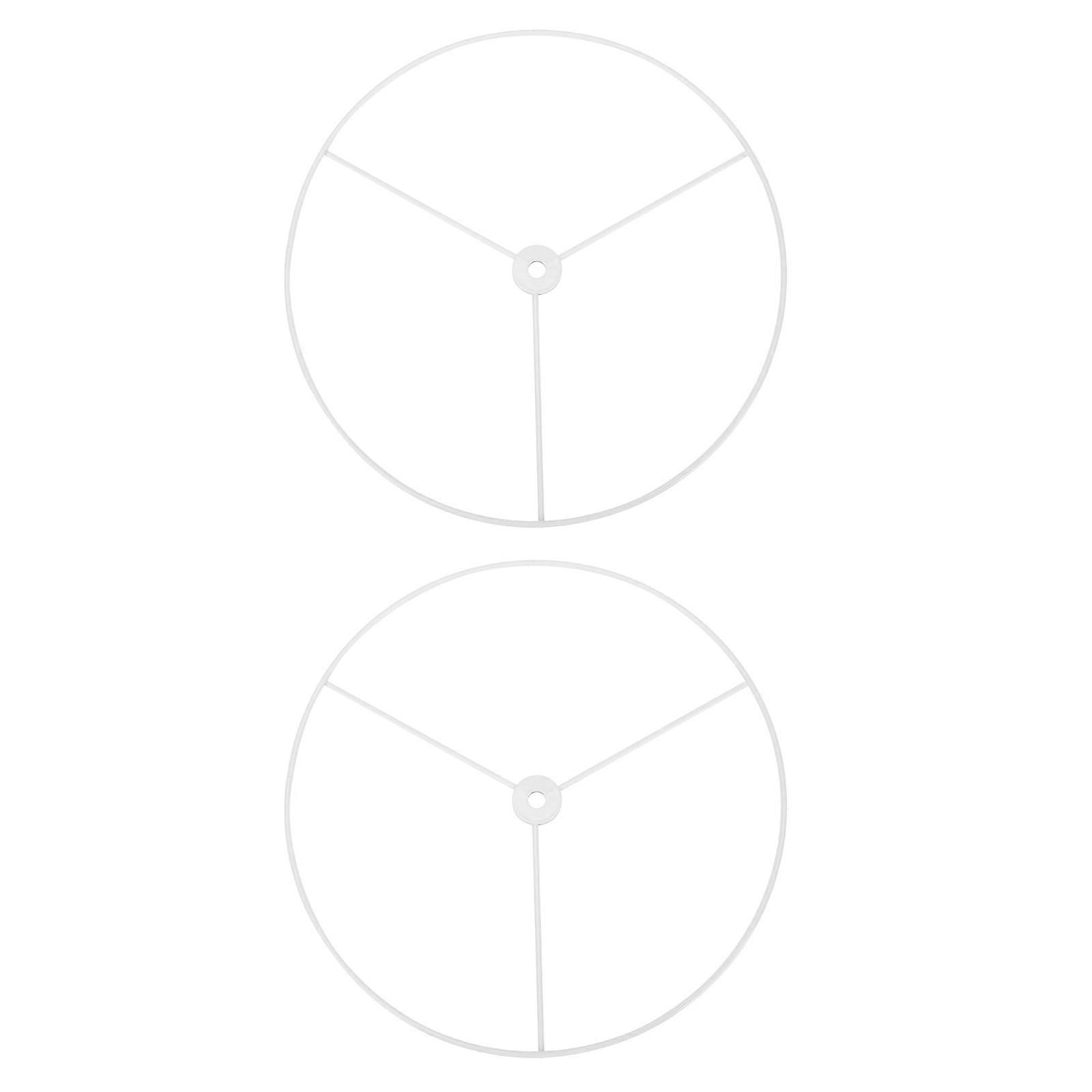 White DIY Metal Ceiling Light Frame with Chandelier Bracket 14Pcs