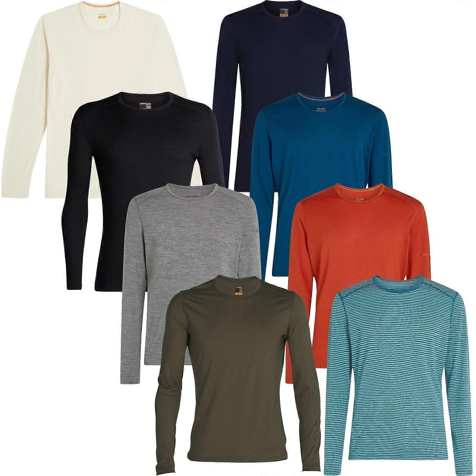 Icebreaker Mens Oasis Long Sleeve Baselayer Top
