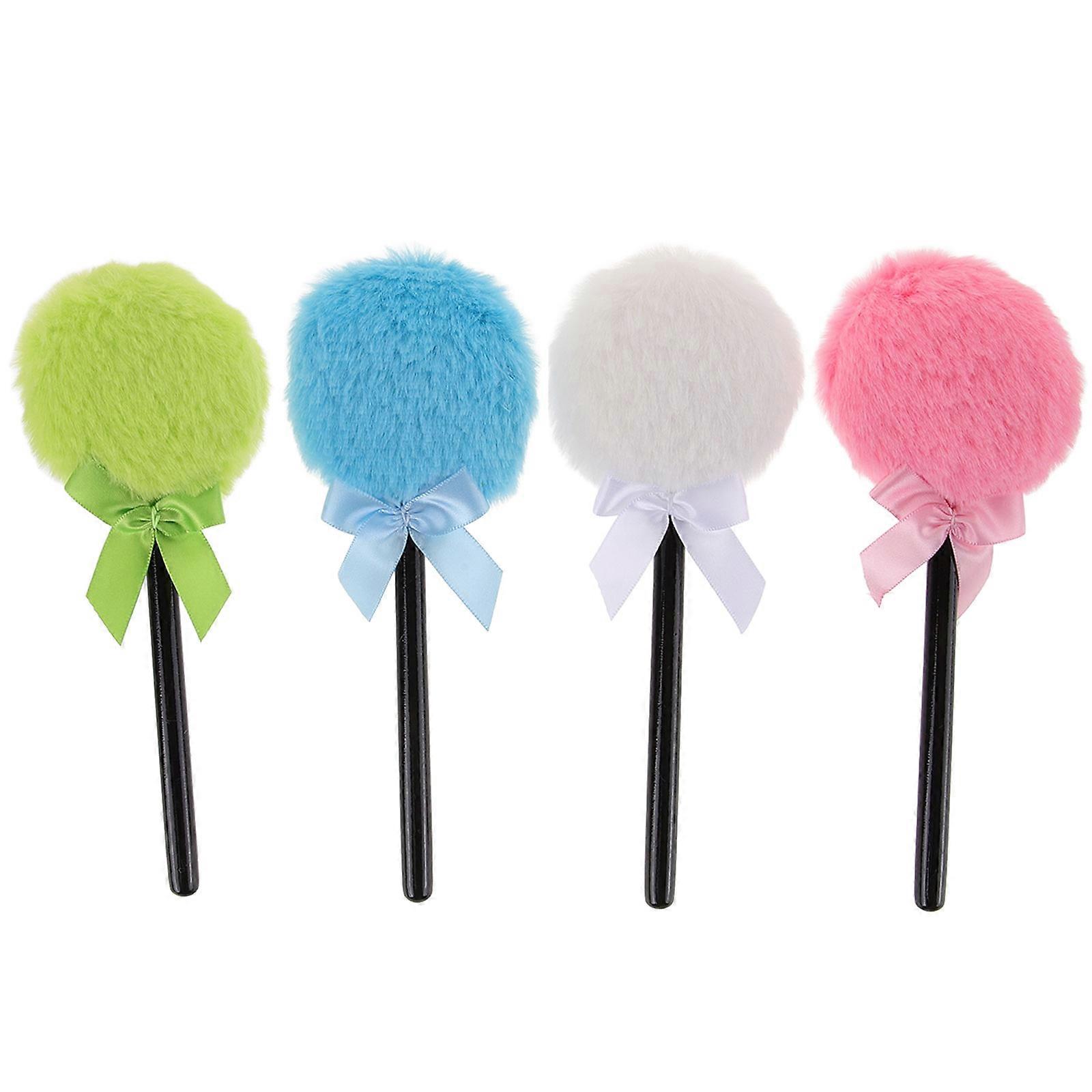 4Pcs Powder Puff for Body Powder Plush Assorted Color for Home Use