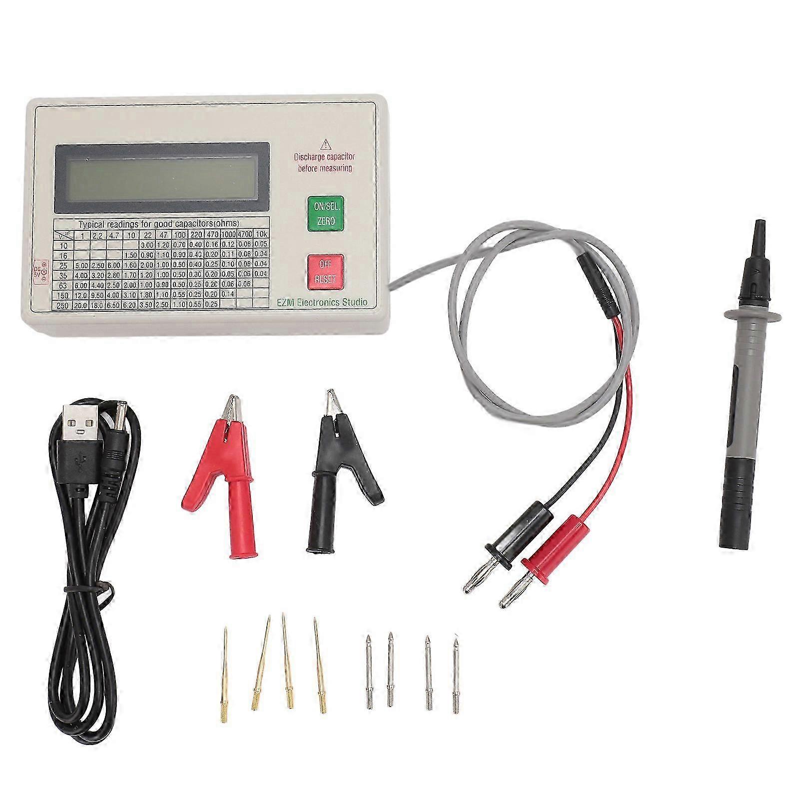 2025 ESR Meter Accurate Smart Shutdown Function Portable ESR Capacitance Tester for Production Workshop