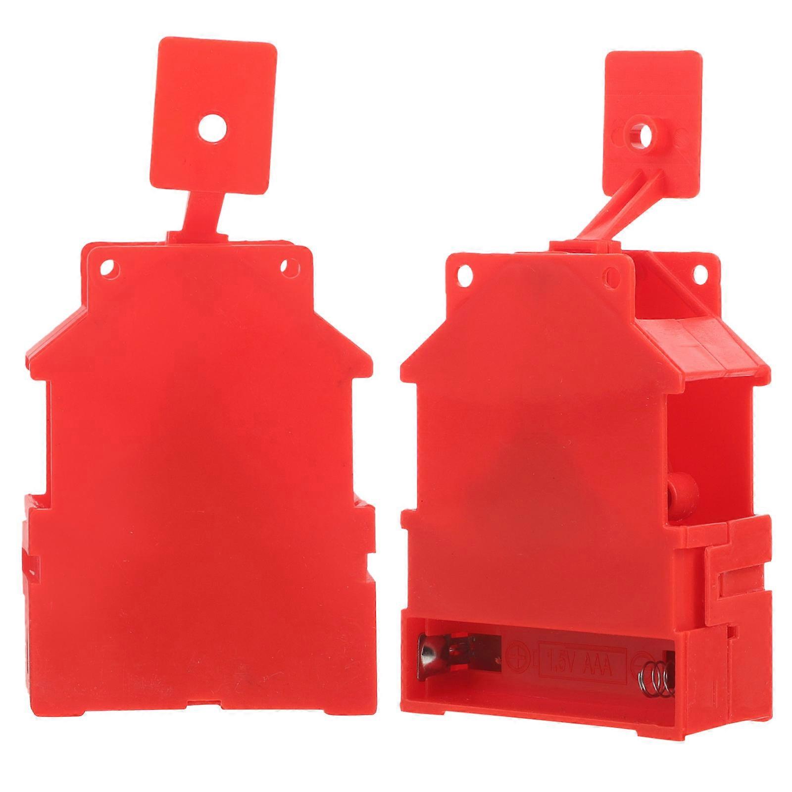 Swing Style Advertising Display Stand For Stores And Decorative Displays 10 Pcs Red Durable Plastic Poster Holder