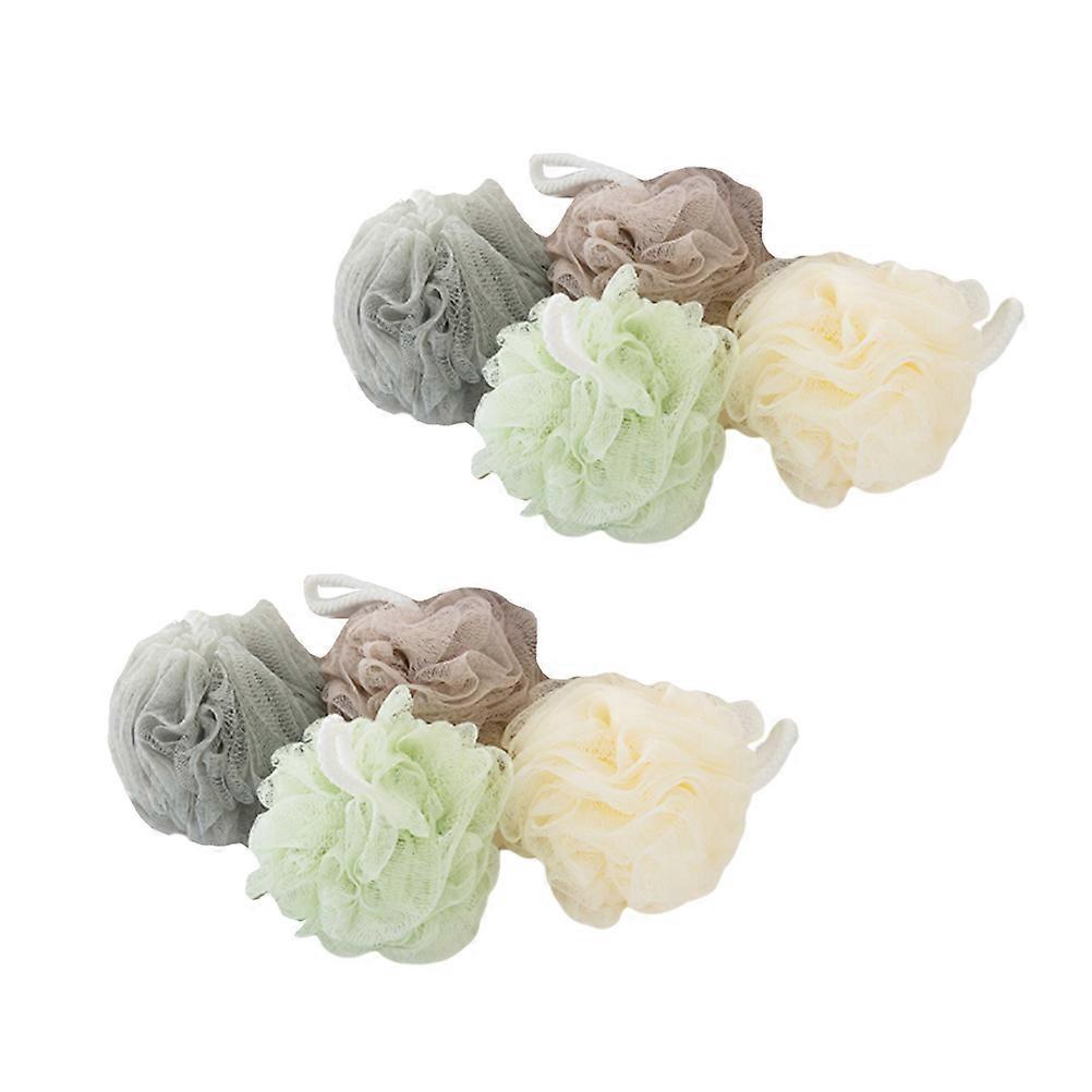 Bath Flower Bath Sponge for Shower Use 16Pcs Assorted Color Mesh Ball