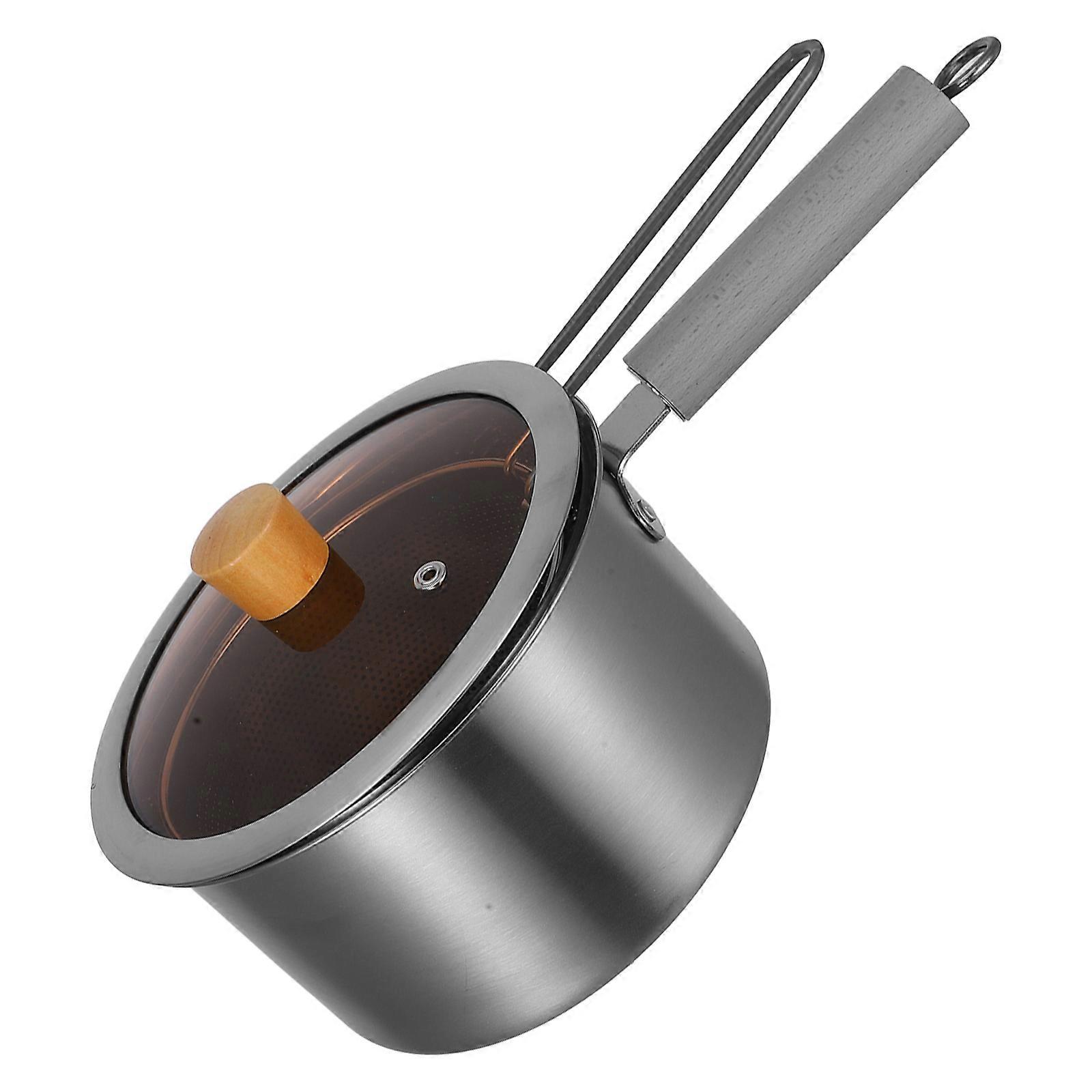 304 Stainless Steel Frying Basket Pot For Home Users And Cooking Enthusiasts In Multi Color For Effective Frying 1 Set