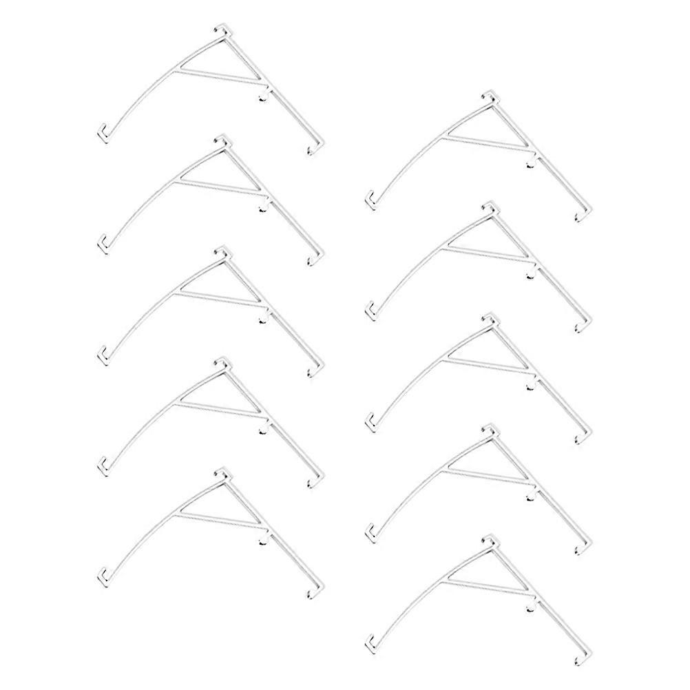 Clear Plastic Valance Clips for Vertical Blind Installation 10Pcs Set
