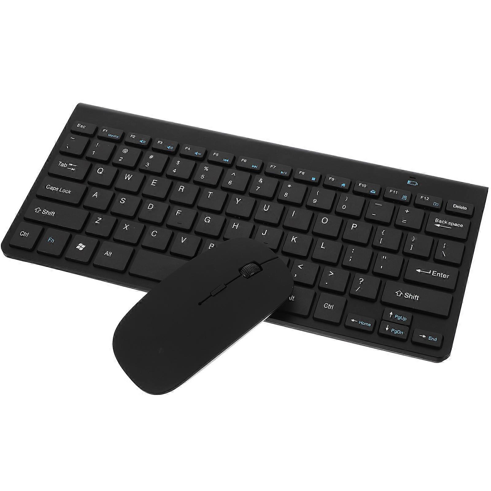 Wireless Keyboard Mouse Combo for Computer Use 3Sets Quiet Multimedia