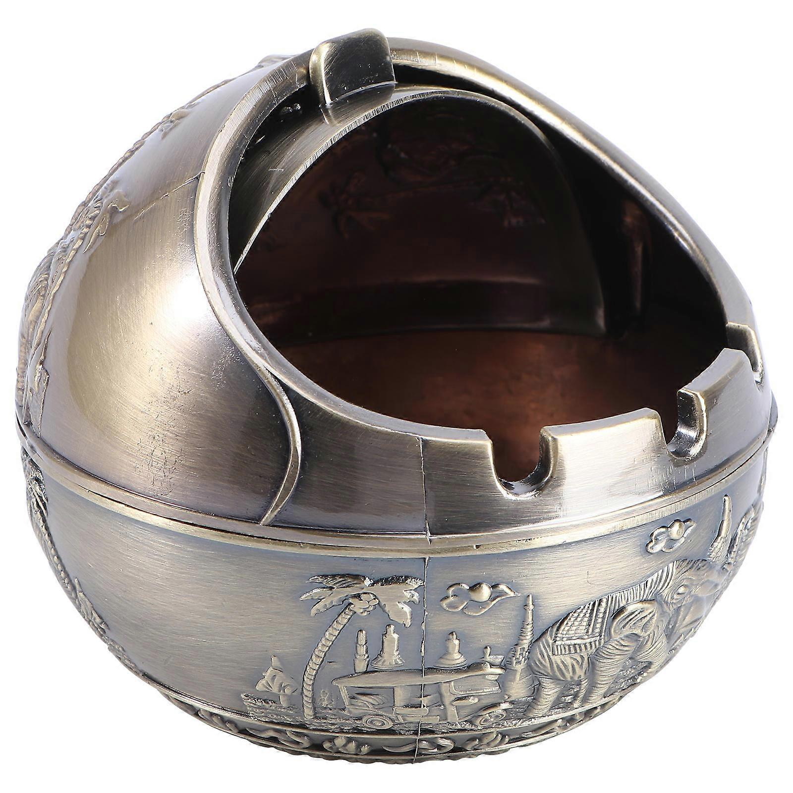 Decorative Ashtray Creative Butt Container for Storage 2Pcs